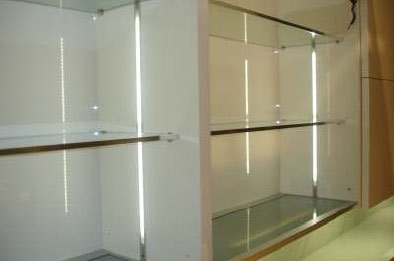 Lights Inside Glass Shelf Box Recessed Mounted Led Strip
